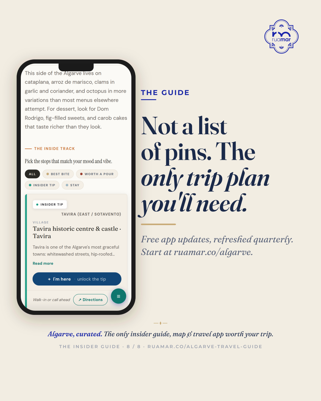The guide, the only trip plan you'll need