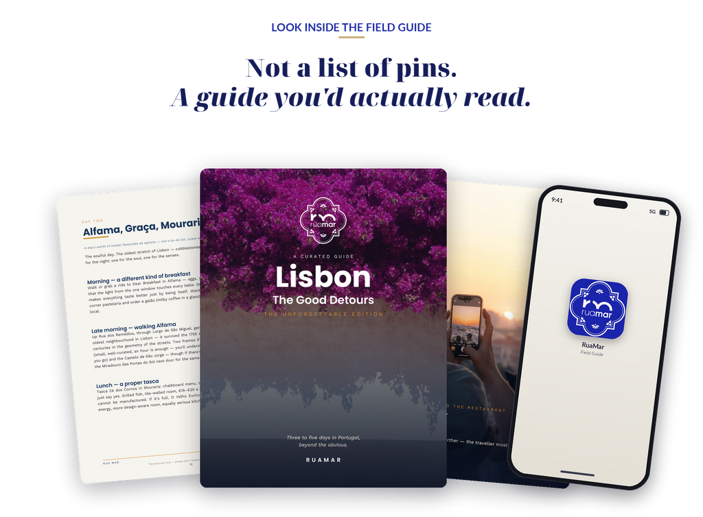 Lisbon Travel Guide, Map + App | RuaMar Insider Edition