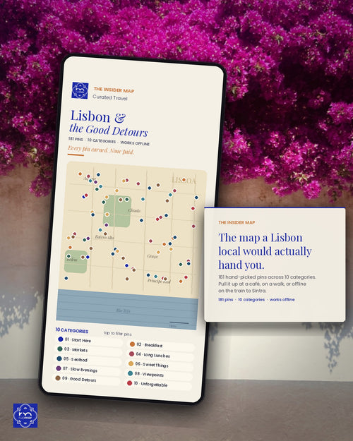 Lisbon & the Good Detours — The Insider Map Only